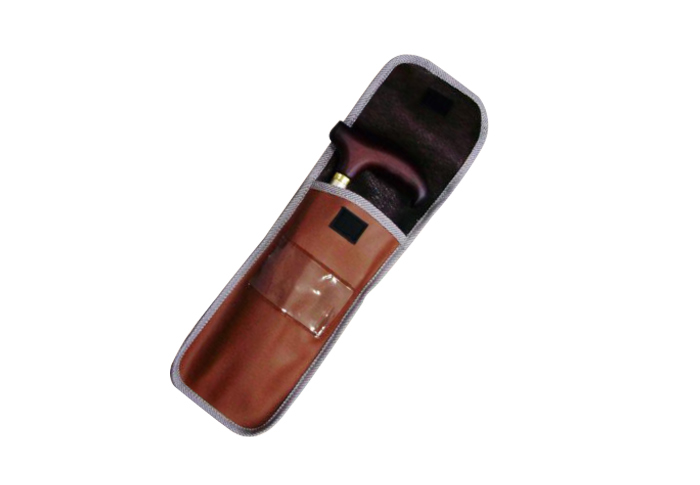 Isun ไม้เท้าพับได้พร้อมกระเป๋า หัวไม้เท้าทำจากไม้เมเปิ้ล ประเทศแคนนาดา