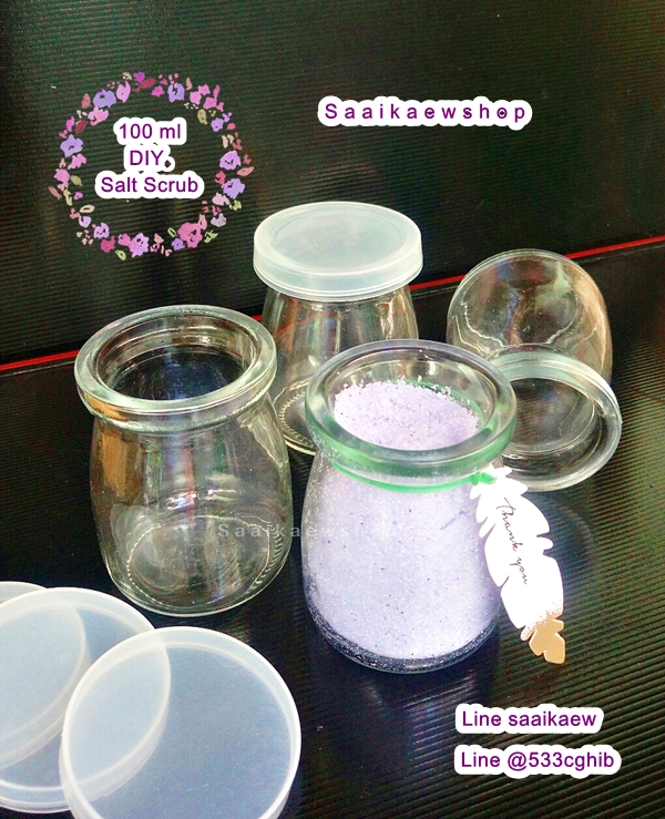 ขวดแก้ว พุดดิ้ง 100ml