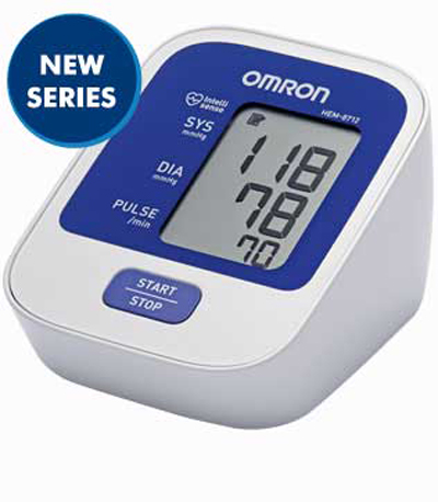 เครื่องวัดความดันโลหิต ยี่ห้อ ออมรอน/omron รุ่น HEM-8712 (แทน HEM-7111) (รับประกัน 5 ปี ศูนย์ Omron) พร้อมดูแลตลอดอายุการใช้งาน