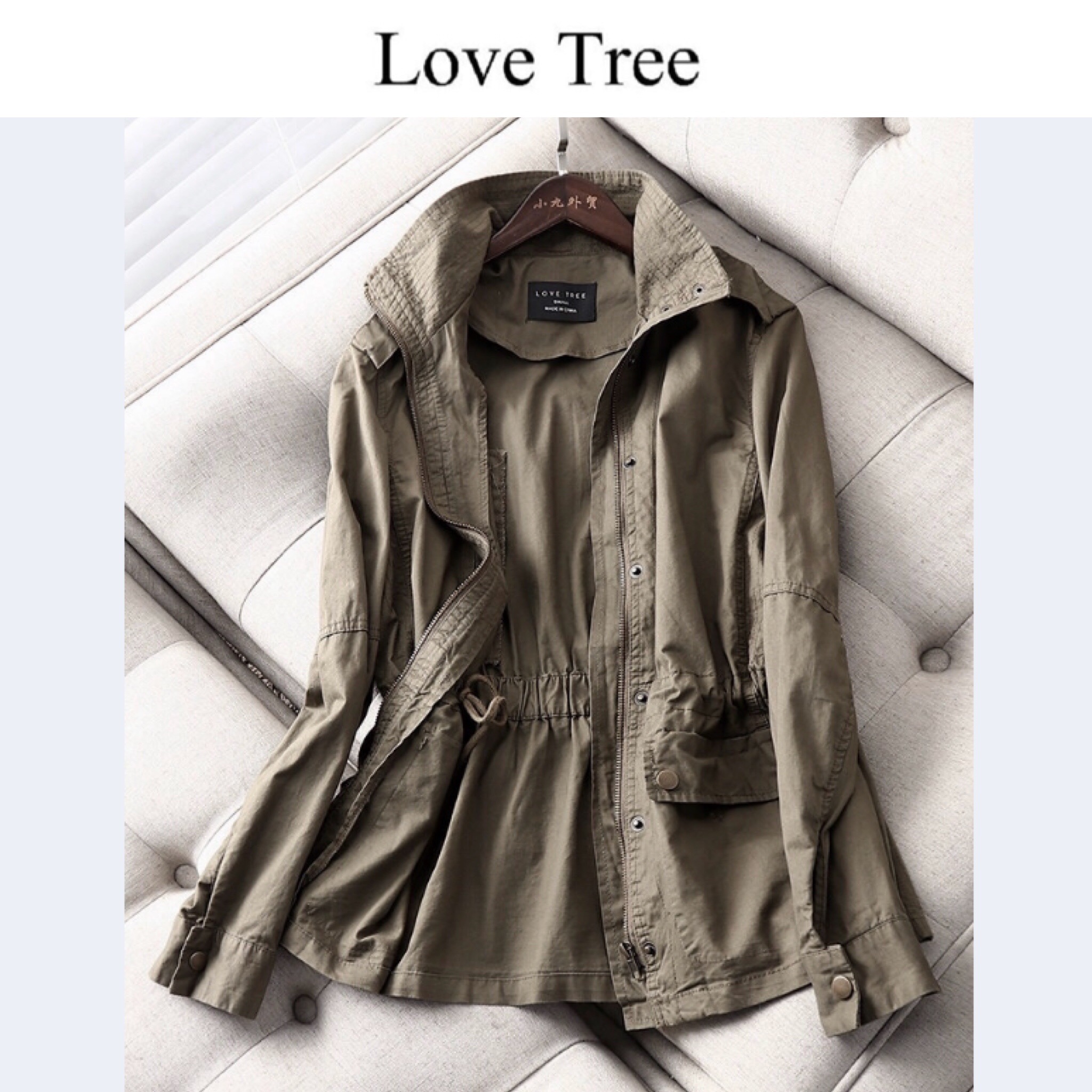Love Tree เสื้อแจ็คเก็ต เสื้อ ลายพราง เขียวทหาร เสื้อนอก แพทเทินสวย เท่ห์มาก แบรนด์Love tree คะ Size M/L/XL/XXL สำเนา ลายพราง