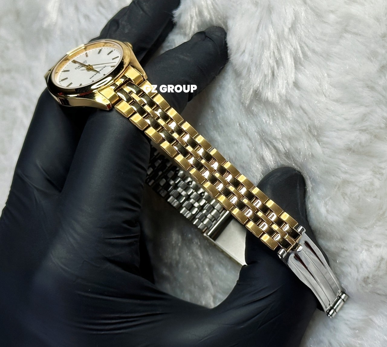 CASIO MID YEAR SALE นาฬิกาคาสิโอ พร้อมส่ง นาฬิกาข้อมือ นาฬิกากันน้ำ นาฬิกาของแท้ BTS ประกันศูนย์ CMG 1 ปี รุ่น LTP-1129N-7A นาฬิกาสีทอง