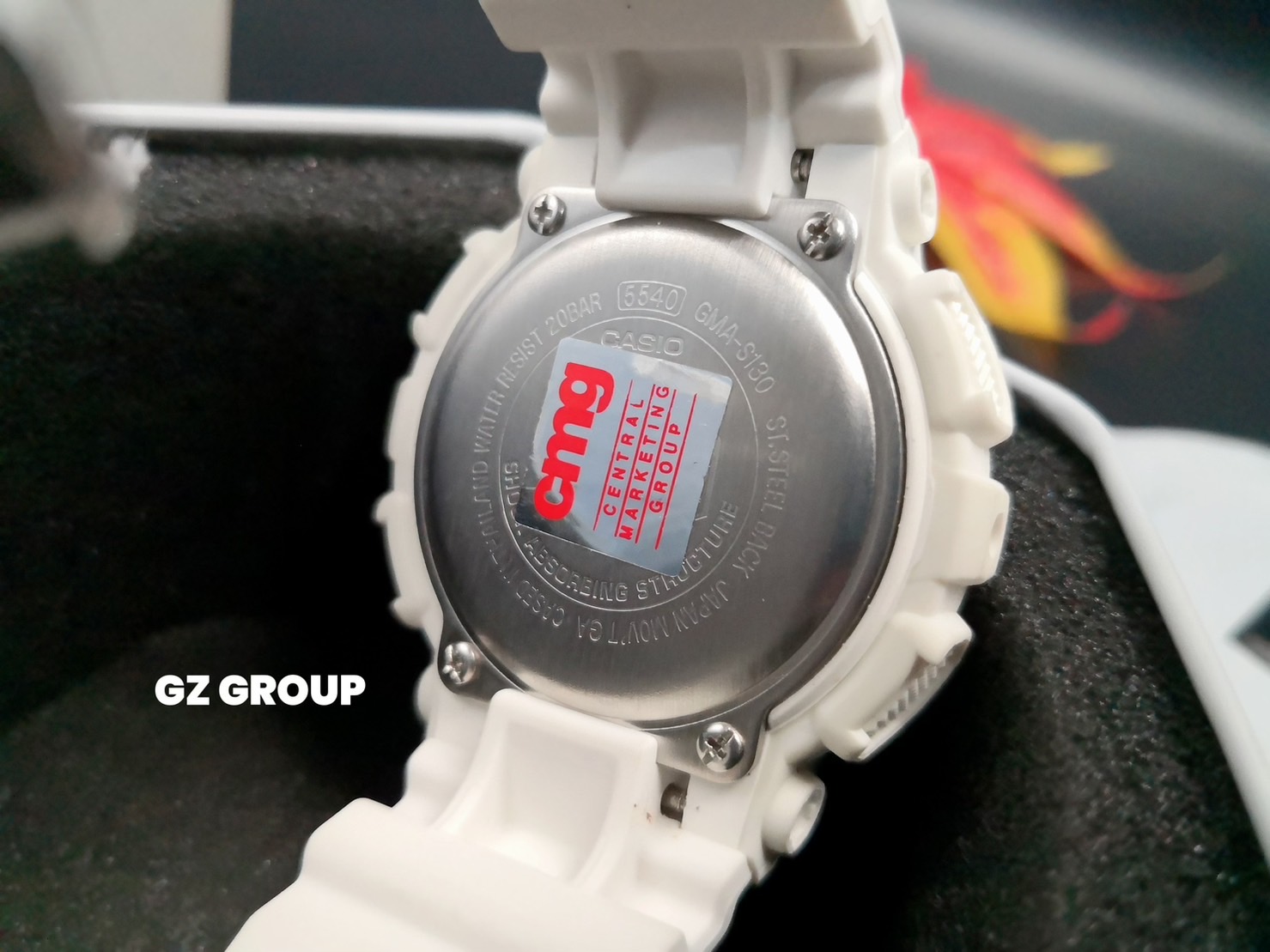 CASIO G-SHOCK นาฬิกาข้อมือ นาฬิกากันน้ำ นาฬิกาของแท้ ประกันศูนย์ CMG 1 ปี รุ่น GMA-S130-7A นาฬิกาสีขาว