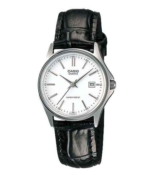CASIO นาฬิกาคาสิโอ นาฬิกาข้อมือ นาฬิกากันน้ำ นาฬิกาของแท้ ประกันศูนย์ CMG 1 ปี รุ่น MTP-1183E-7A นาฬิกาสีดำ