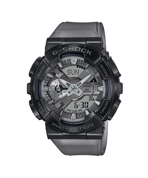 CASIO G-SHOCK นาฬิกาข้อมือ นาฬิกากันน้ำ นาฬิกาของแท้ ประกันศูนย์ CMG 1 ปี รุ่น GM-110MF-1A นาฬิกาสีดำ
