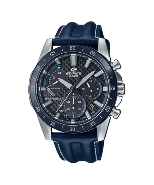CASIO EDIFICE นาฬิกาข้อมือ นาฬิกากันน้ำ นาฬิกาของแท้ ประกันศูนย์ CMG 1 ปี รุ่น EQS-930BL-2A นาฬิกาสีน้ำเงิน