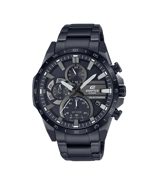 CASIO EDIFICE นาฬิกาข้อมือ นาฬิกากันน้ำ นาฬิกาของแท้ ประกันศูนย์ CMG 1 ปี รุ่น EQS-940DC-1A นาฬิกาสีดำ
