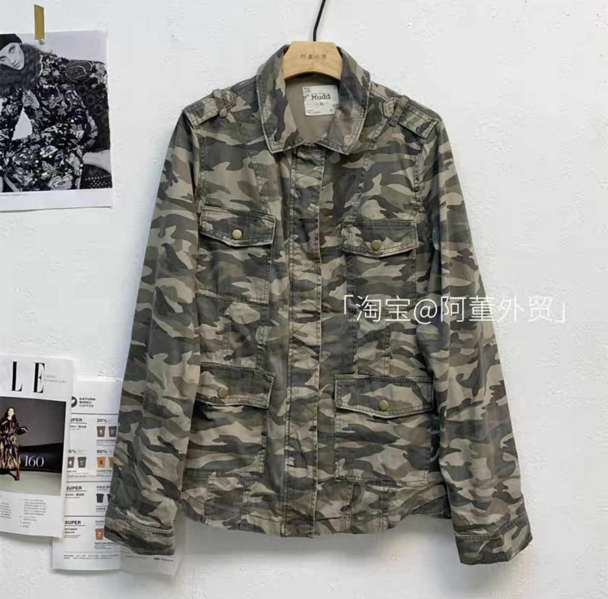 Mudd เสื้อทหาร เสื้อแจ็คเก็ตลายพราง เสื้อนอกแนวทหาร แพทเทินสวย เท่ห์มาก แบรนด์ MUDD คะ สำเนา สำเนา สำเนา เขียว