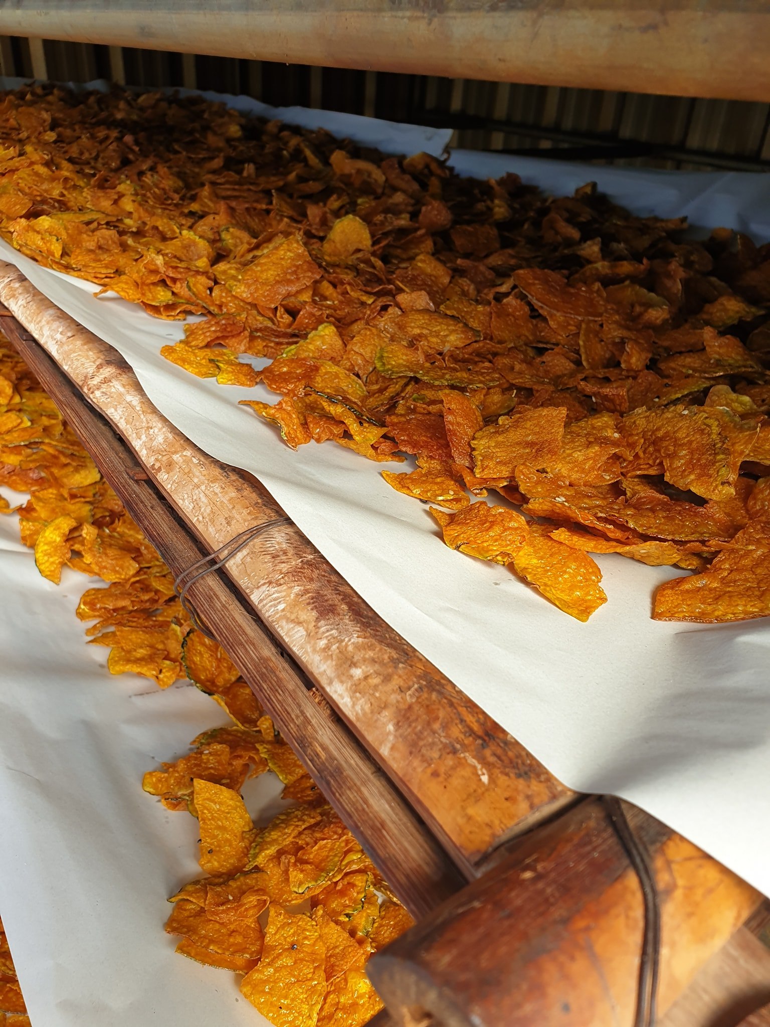 ฟักทอง ทอด อบ กรอบ หวานน้อย 150g.