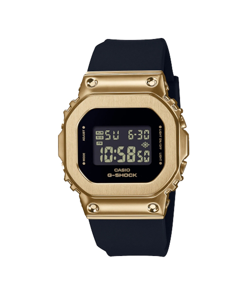 CASIO MID YEAR SALE G-SHOCK นาฬิกาข้อมือ นาฬิกากันน้ำ นาฬิกาของแท้ ประกันศูนย์ CMG 1 ปี รุ่น GM-S5600GB-1 นาฬิกาสีทอง