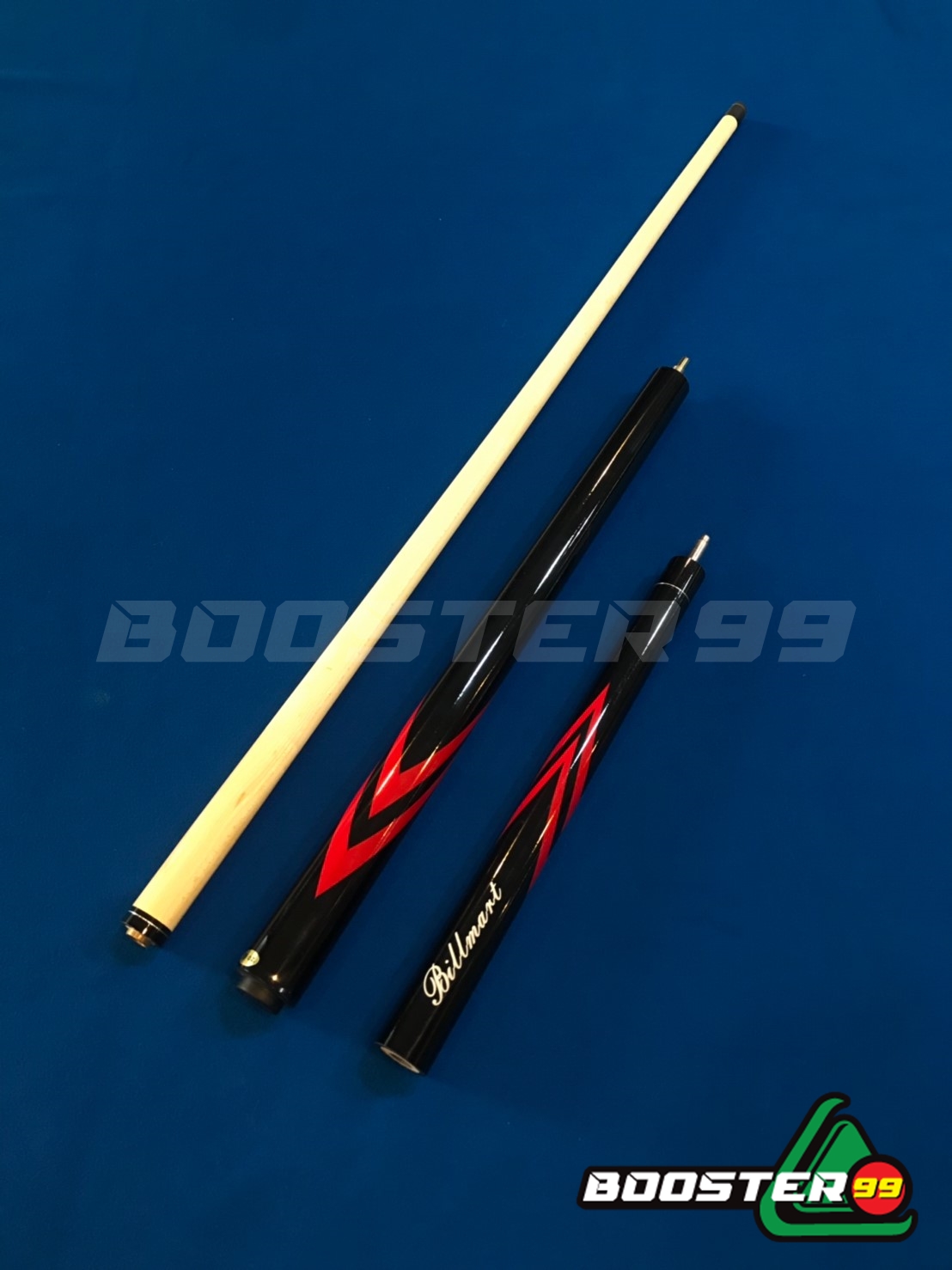 ไม้คิวพลู ต่อ3ท่อน ปลายเมเปิ้ล ยาว58นิ้ว