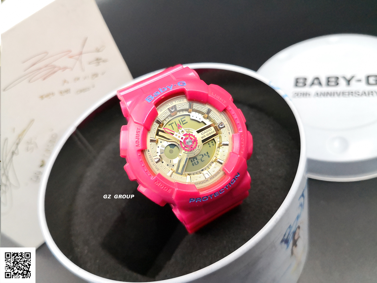 CASIO MID YEAR SALE BABY-G พร้อมส่ง นาฬิกาข้อมือ นาฬิกากันน้ำ นาฬิกาของแท้ ประกันศูนย์ CMG 1 ปี รุ่น BA-111GGB-4A นาฬิกาสีชมพู