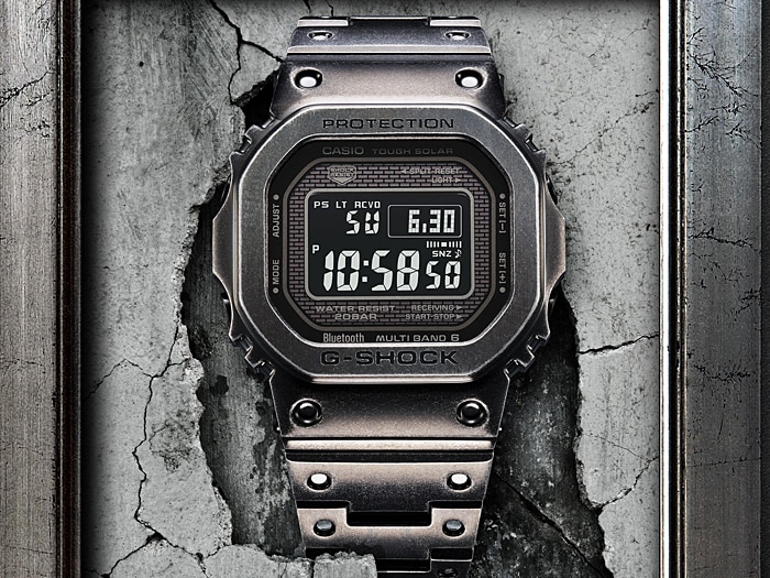 CASIO G-SHOCK นาฬิกาข้อมือ นาฬิกากันน้ำ นาฬิกาของแท้ ประกันศูนย์ CMG 1 ปี รุ่น GMW-B5000V-1D นาฬิกาสีดำ