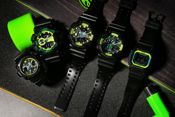 CASIO G-SHOCK นาฬิกาข้อมือ นาฬิกากันน้ำ นาฬิกาของแท้ ประกันศูนย์ CMG 1 ปี รุ่น GA-110LY-1A นาฬิกาสีดำ