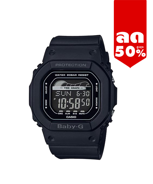 CASIO BABY-G นาฬิกาข้อมือ นาฬิกากันน้ำ นาฬิกาของแท้ ประกันศูนย์ CMG 1 ปี รุ่น BLX-560-1 นาฬิกาสีดำ