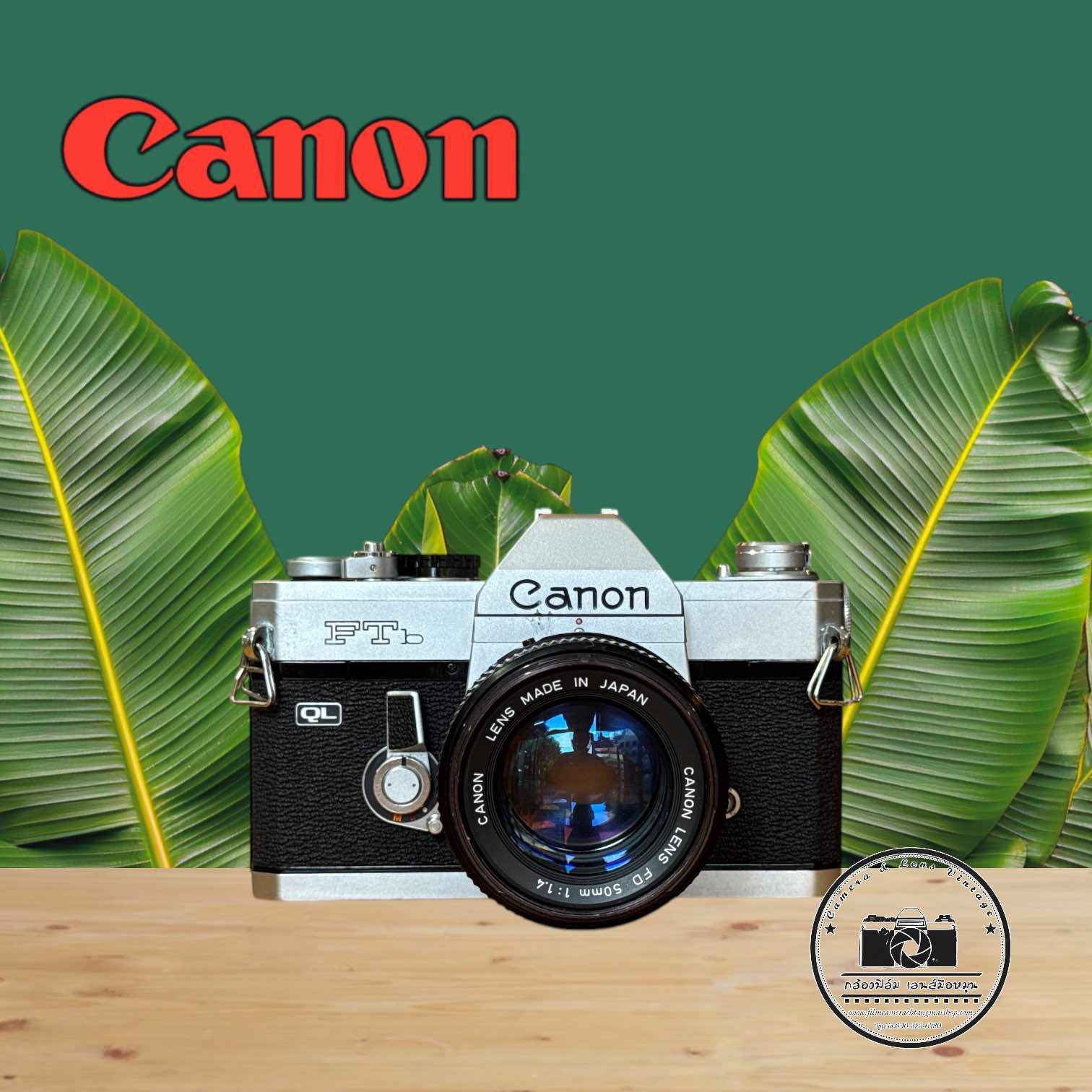 CANON FTB QL CANON LENS FD 50MM.F1.4