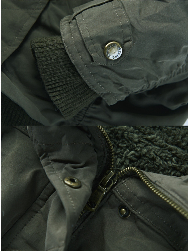 Sureve เสื้อกันหนาว เสื้อโค้ทฮูทเฟอร์สีดำ แบรนด์ SUREVE JAPAN แต่งแขนจั๊ม กันลม (หมวกฮูท&ขนเฟอร์ ถอดได้ทุกจุดคะ) ปั๊มกระดุม หัวซิบทุกจุดเลยคะ WY716 ดำ