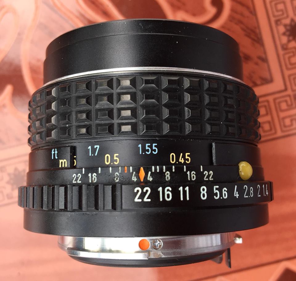 SMC PENTAX-M 50MM.F1.4 PK MOUNT