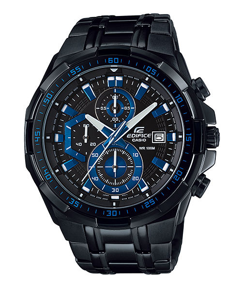 CASIO EDIFICE นาฬิกาข้อมือ นาฬิกากันน้ำ นาฬิกาของแท้ ประกันศูนย์ CMG 1 ปี รุ่น EFR-539BK-1A2 นาฬิกาสีดำ