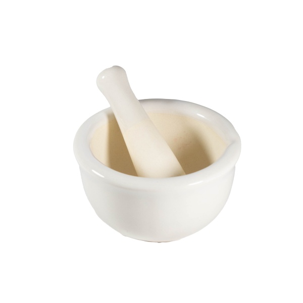 Pestle & Mortar โกร่งบดยาแก้วพร้อมที่บด