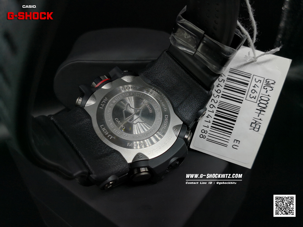 CASIO G-SHOCK นาฬิกาข้อมือ นาฬิกากันน้ำ นาฬิกาของแท้ ประกันศูนย์ CMG 1 ปี รุ่น GWG-1000MH-1A นาฬิกาสีดำ
