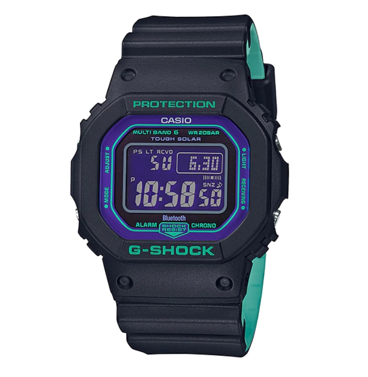 CASIO G-SHOCK นาฬิกาข้อมือ นาฬิกากันน้ำ นาฬิกาของแท้ ประกันศูนย์ CMG 1 ปี รุ่น GW-B5600BL-1 นาฬิกาสีดำ