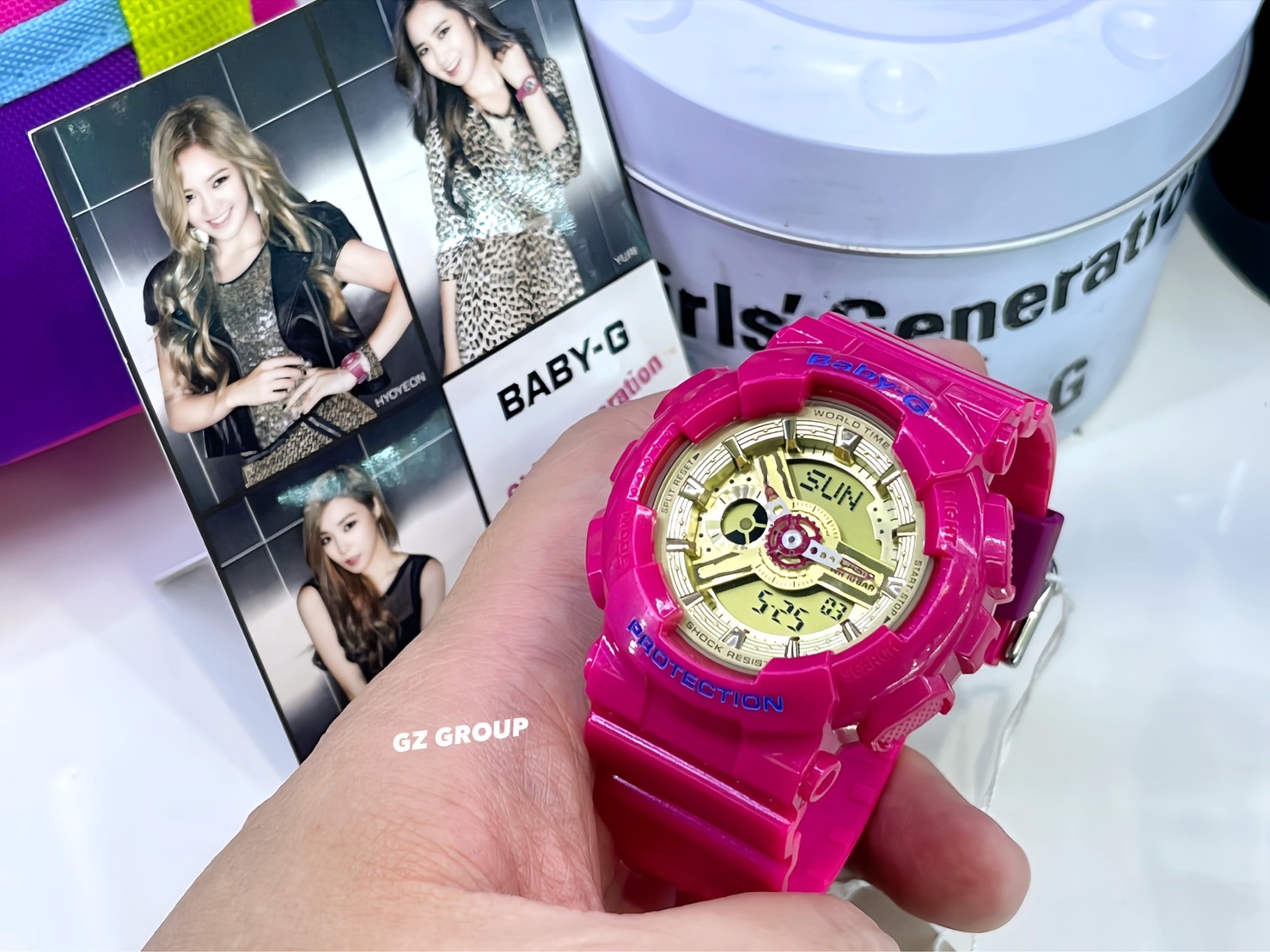 CASIO MID YEAR SALE BABY-G พร้อมส่ง นาฬิกาข้อมือ นาฬิกากันน้ำ นาฬิกาของแท้ ประกันศูนย์ CMG 1 ปี รุ่น BA-111GGB-4A นาฬิกาสีชมพู
