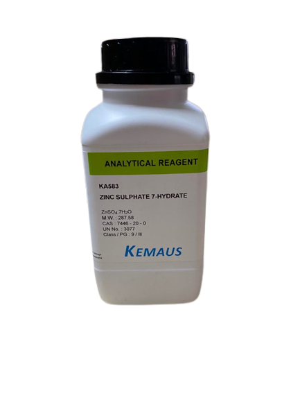 Zinc Sulphate 7-hydrate, AR 500 g. "KemAus"