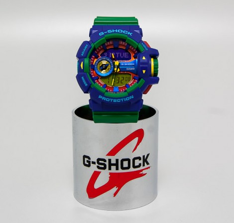 CASIO G-SHOCK นาฬิกาข้อมือ นาฬิกากันน้ำ นาฬิกาของแท้ ประกันศูนย์ CMG 1 ปี รุ่น GA-400-2A นาฬิกาสีน้้้ำเงิน
