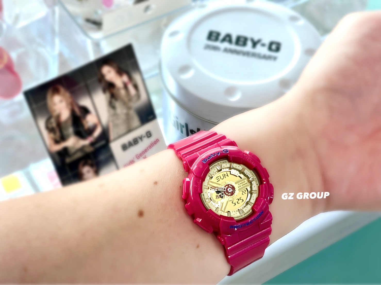 CASIO MID YEAR SALE BABY-G พร้อมส่ง นาฬิกาข้อมือ นาฬิกากันน้ำ นาฬิกาของแท้ ประกันศูนย์ CMG 1 ปี รุ่น BA-111GGB-4A นาฬิกาสีชมพู