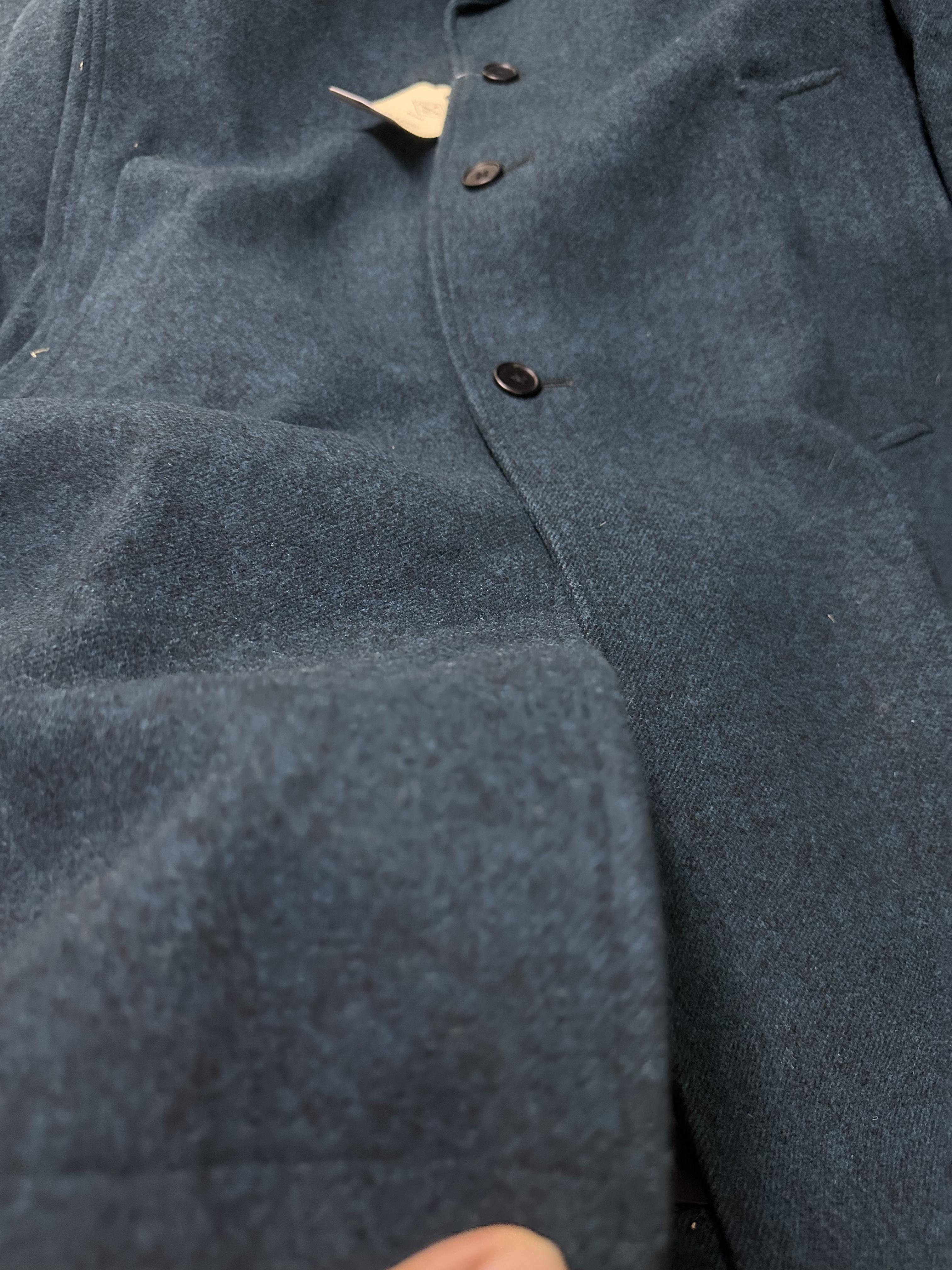 เสื้อโค้ทวูล Trench coat เสื้อโค้ท โค้ทสีน้ำเงินคราม แบรนด์ Primark สำเนา