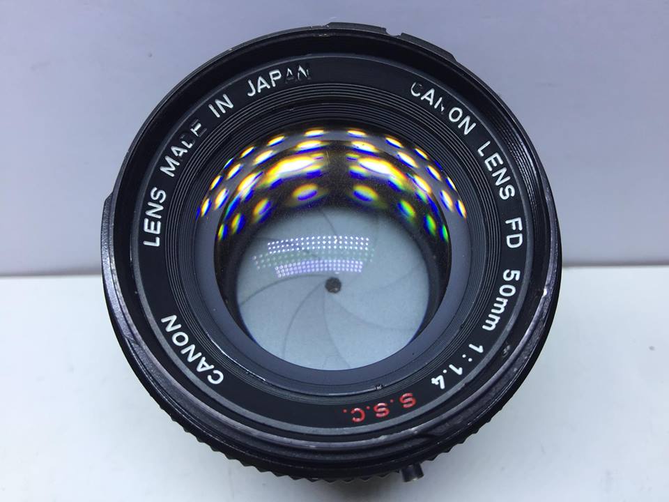 CANON FD LENS 50MM. F1.4S.S.C