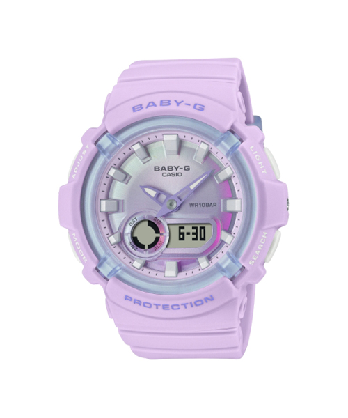 CASIO BABY-G นาฬิกาข้อมือ นาฬิกากันน้ำ นาฬิกาของแท้ ประกันศูนย์ CMG 1 ปี รุ่น BGA-280DR-4A นาฬิกาสีชมพู