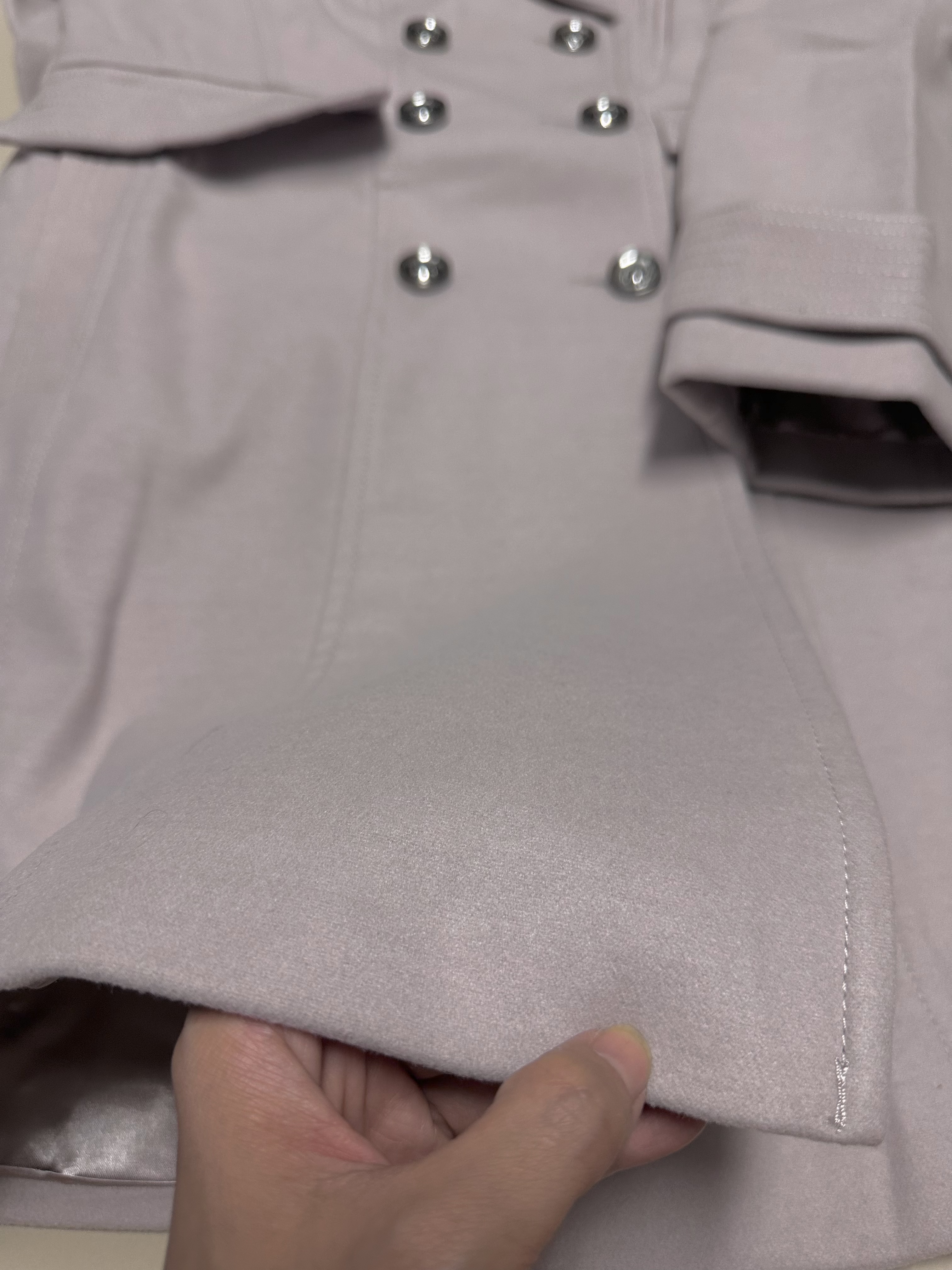 Wallis เสื้อโค้ท เสื้อกันหนาว เนื้อผ้าสักหลาดวูล สีกรม แบรนด Wallis petite