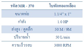 ปั๊มน้ำเจ็ทคู่ ทรงอิตาลี MIRANO (MR-370)