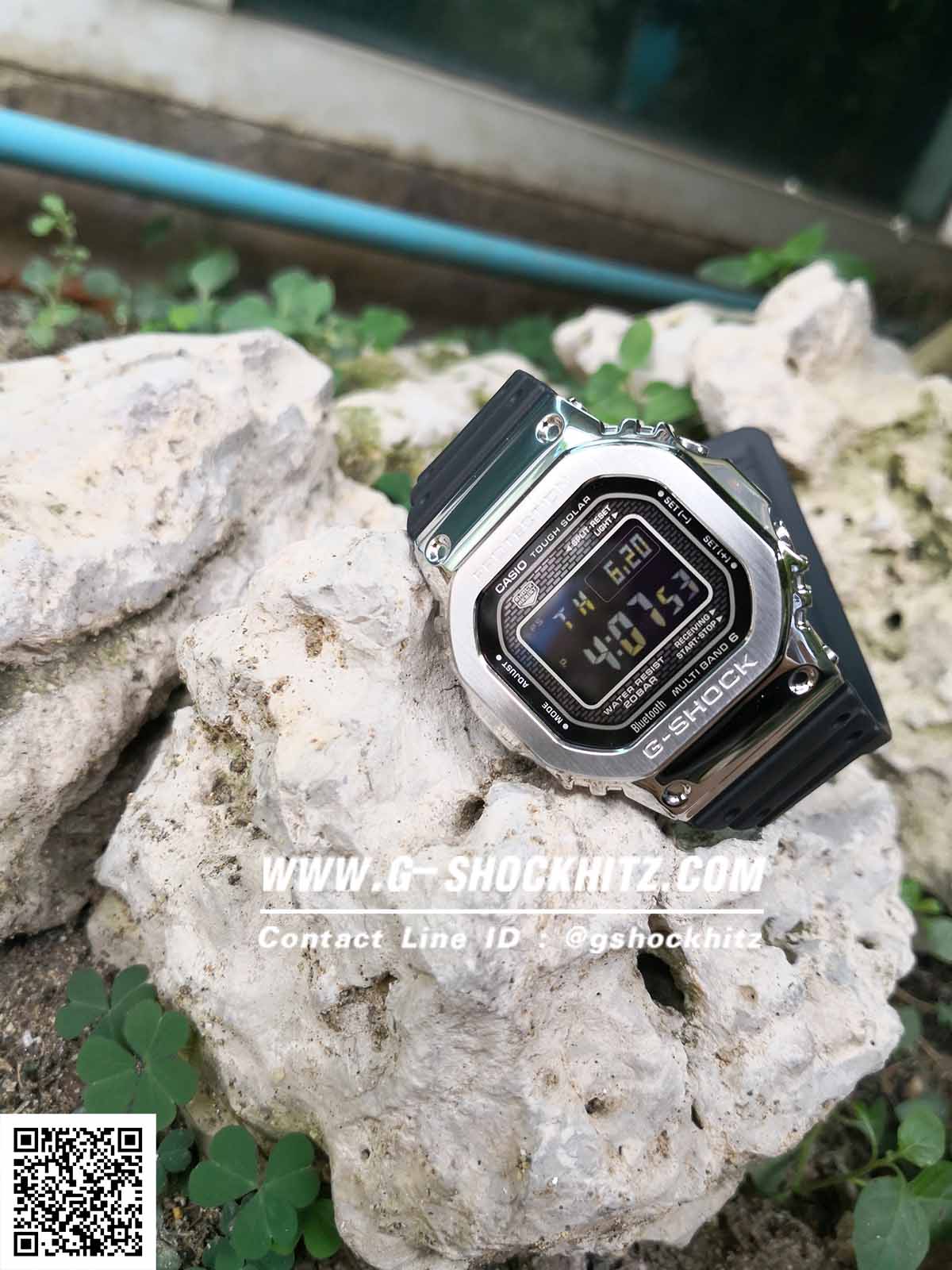 CASIO MID YEAR SALE G-SHOCK พร้อมส่ง นาฬิกาข้อมือ นาฬิกากันน้ำ นาฬิกาของแท้ ประกันศูนย์ CMG 1 ปี รุ่น GMW-B5000-1 นาฬิกาสีดำ
