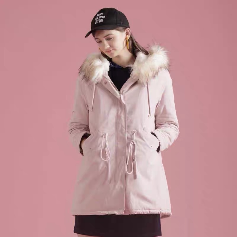 เสื้อโค้ทฮูท BERSHKAกันหนาว Parka สีชมพูอ่อน แต่งขนเฟอร์ ซับขนอุ่นด้านใน (เฟอร์ & ขนอุ่นด้านใน ถอดได้คะ) ดลบได้เลยคะ Size XS/S/M/ L/XL/XXL เขียว