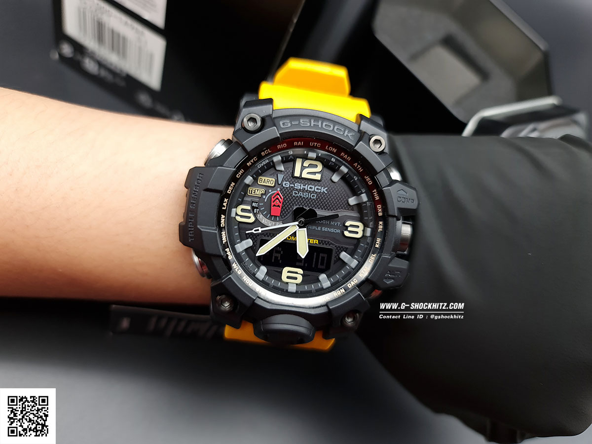 CASIO G-SHOCK นาฬิกาข้อมือ นาฬิกากันน้ำ นาฬิกาของแท้ ประกันศูนย์ CMG 1 ปี รุ่น GWG-1000-1A9 นาฬิกาสีดำ
