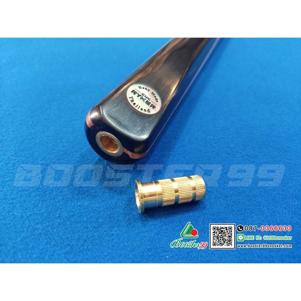 (KL05-6) ข้อต่อไม้คิว เกลียวตูด ทองเหลืองแท้ (ราคาต่อ1ชิ้น)