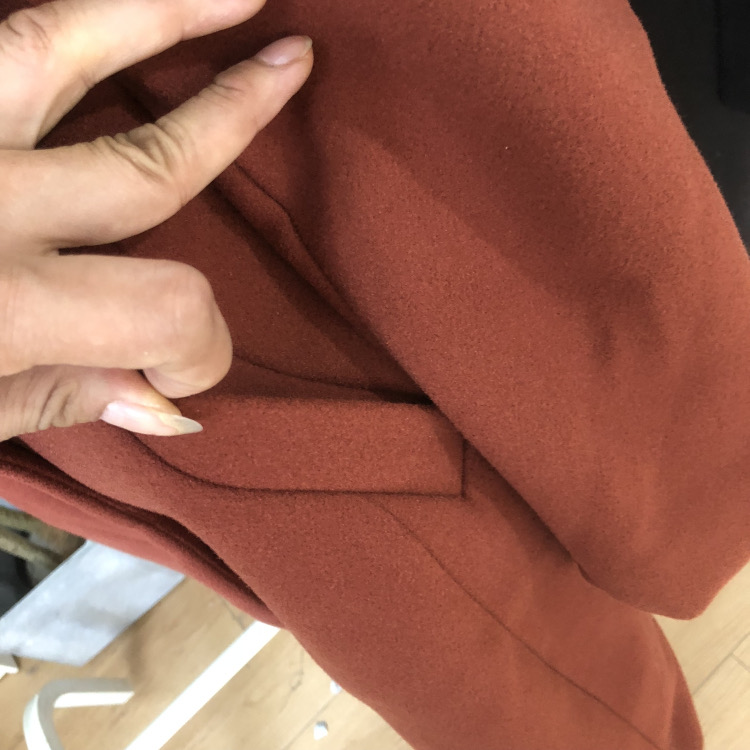 เสื้อโค้ทวูล Trench coat เสื้อโค้ทวูล โค้ทสีดำ แบรนด์ C&A
