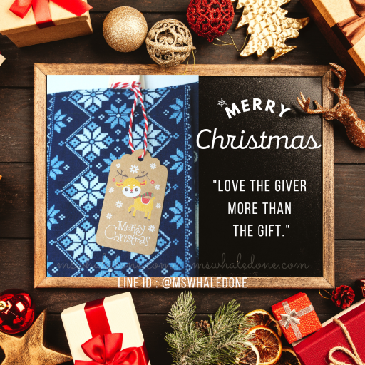 ฟรี! ป้ายแท็กคริสต์มาส/ปีใหม่ ถุงผ้าใส่ของขวัญ ขนาดใส่สมุดA5ได้หลายเล่ม ใส่ของกระจุกกระจิก ไซส์กะทัดรัด น่ารัก มีสไตล์