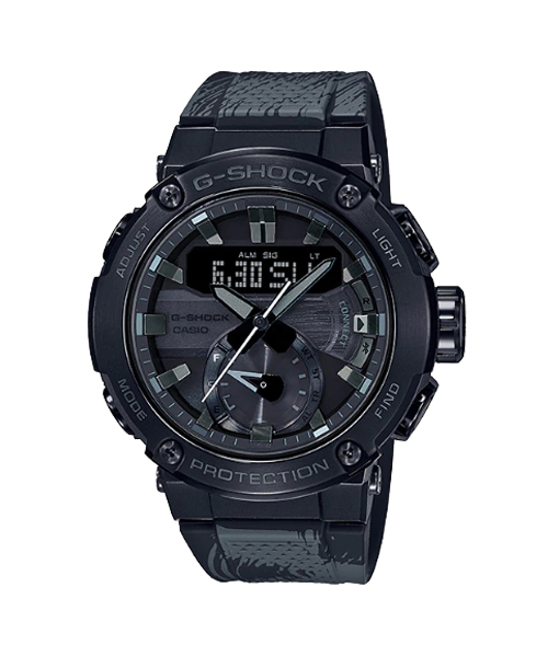 CASIO G-SHOCK นาฬิกาข้อมือ นาฬิกากันน้ำ นาฬิกาของแท้ ประกันศูนย์ CMG 1 ปี รุ่น GST-B200TJ-1A นาฬิกาสีดำ