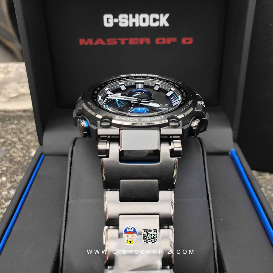 CASIO G-SHOCK นาฬิกาข้อมือ นาฬิกากันน้ำ นาฬิกาของแท้ ประกันศูนย์ CMG 1 ปี รุ่น MTG-B1000BD-1A นาฬิกาสีดำ