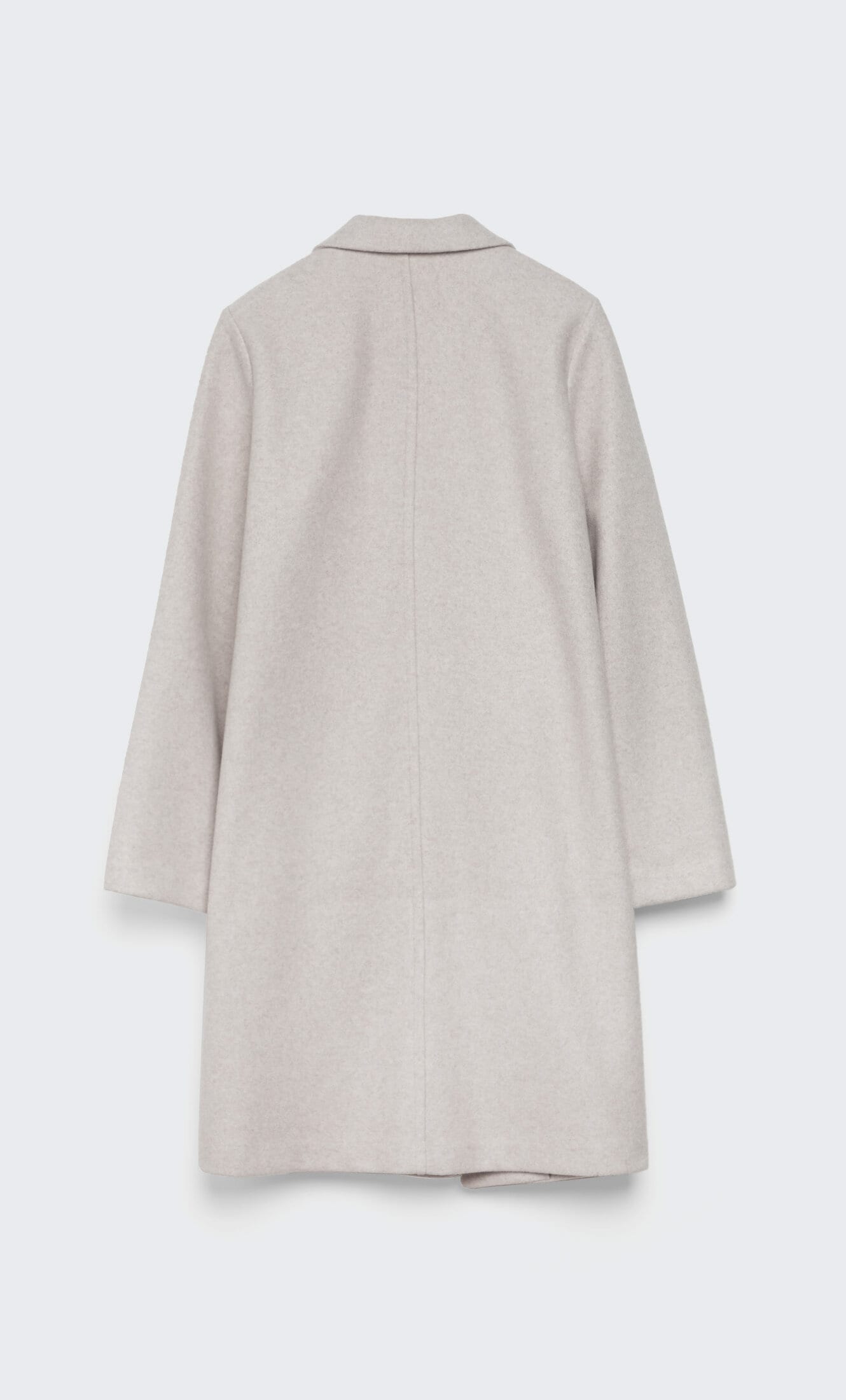เสื้อโค้ท เสื้อโค้ทกันหนาว โค้ทวูล tailored knot coat สีเบจ แบรนด์ STRADIVARIUS สำเนา