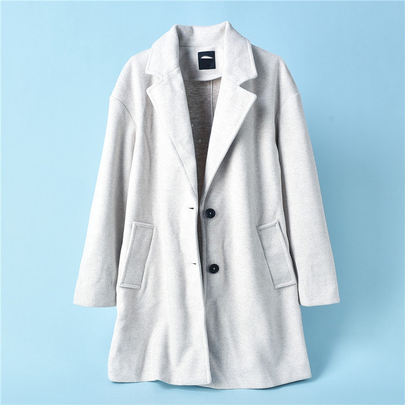 เสื้อโค้ดกันหนาว เสื้อกันหนาว overcoat โค้ทวูล สักหลาด ผสมวูล สีดำ แต่งคอปก กระดุมสองแถว แบรนด์ATCHING สำเนา สำเนา สำเนา สำเนา สำเนา ดำ