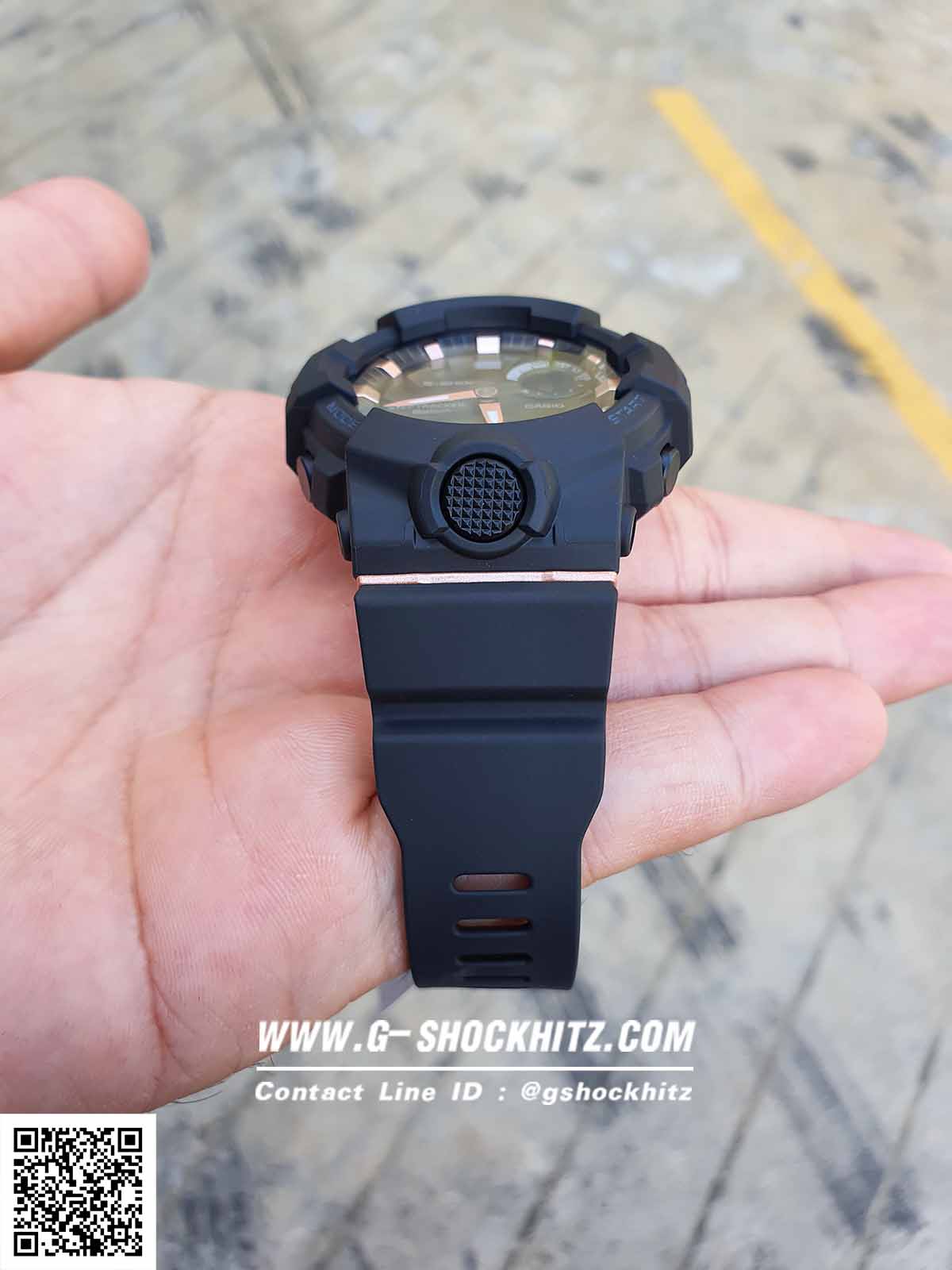 CASIO G-SHOCK นาฬิกาข้อมือ นาฬิกากันน้ำ นาฬิกาของแท้ ประกันศูนย์ CMG 1 ปี รุ่น GMA-B800-1A นาฬิกาสีดำ