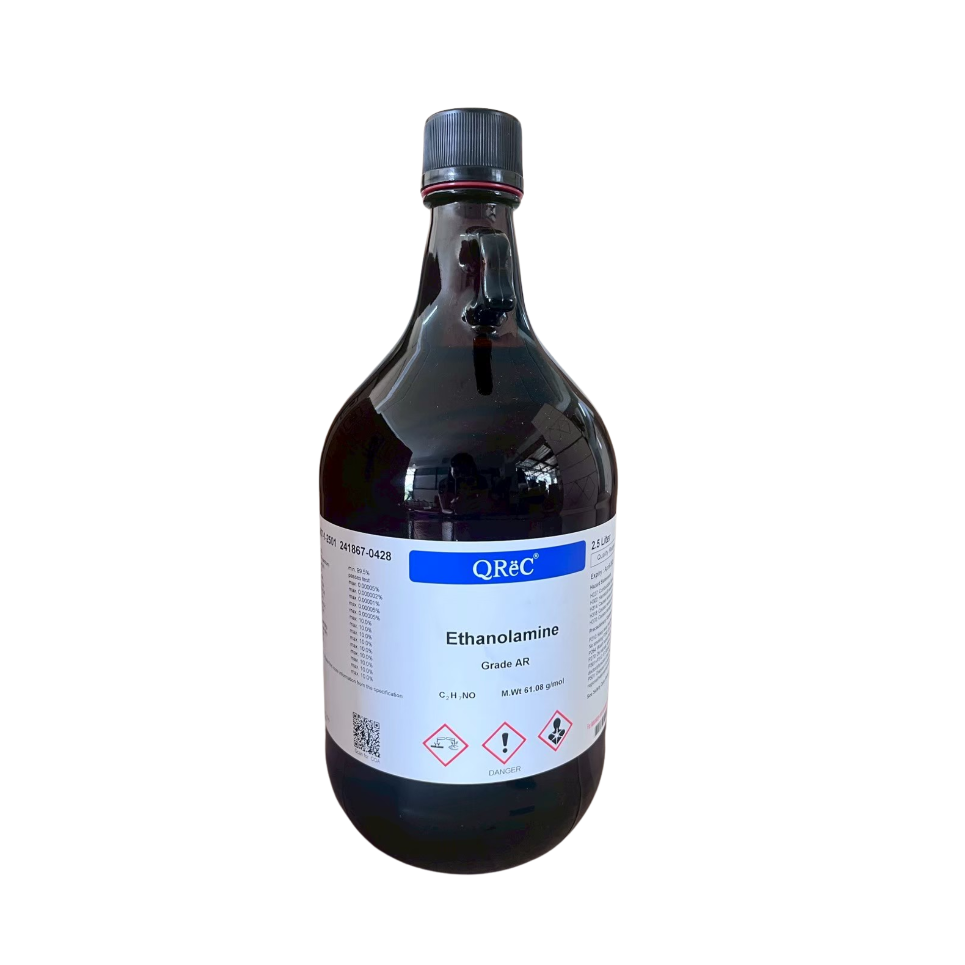 Ethanolamine, AR (glass) 2.5 L. QReC™