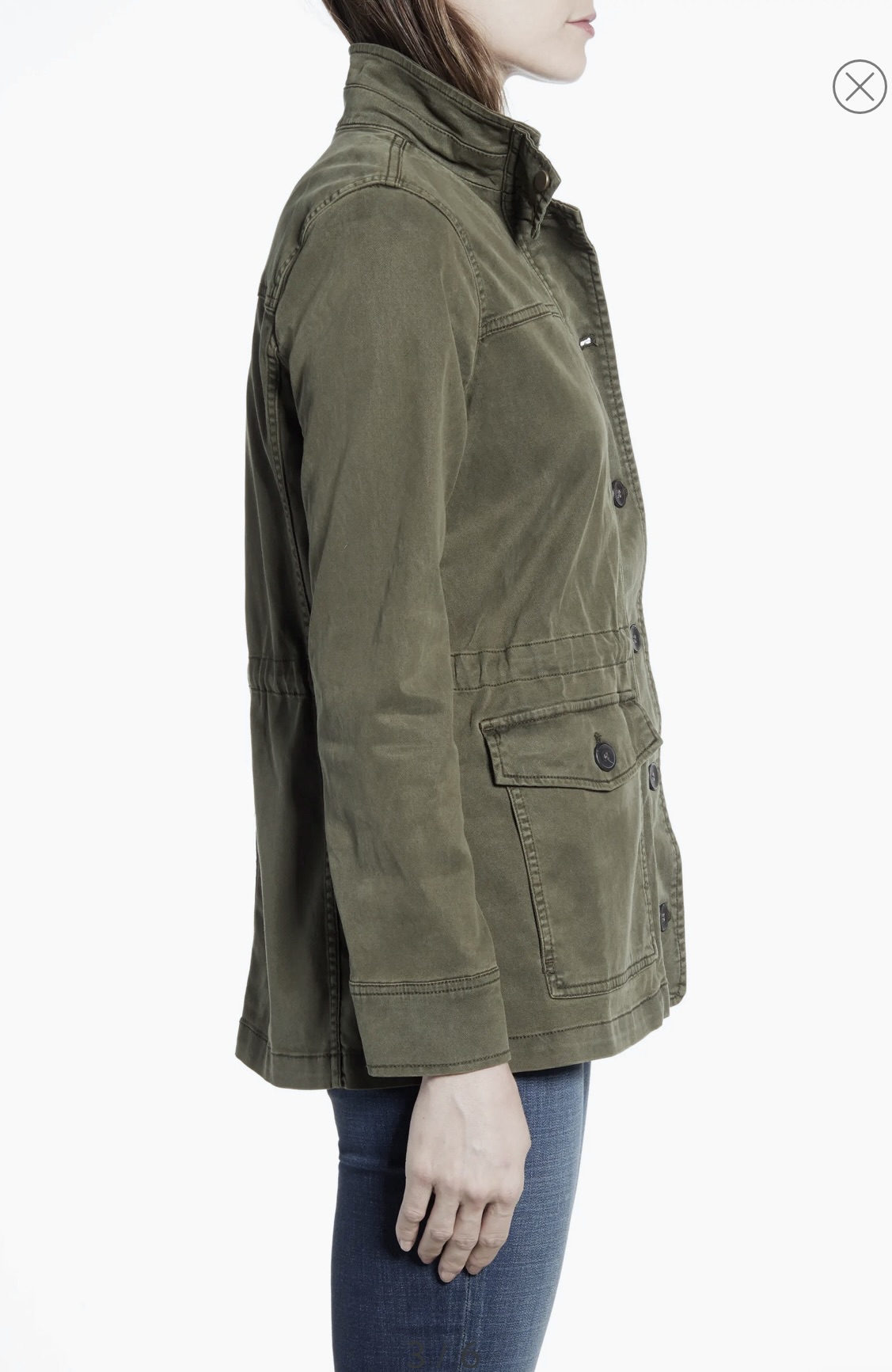LUCKY BRAND เสื้อนอกเขียวทหาร เสื้อแจ็คเก็ต แนวทหาร แพทเทิน Lucky brandสวย เท่ห์ มาก แบรนด์ In extenso สำเนา เขียว