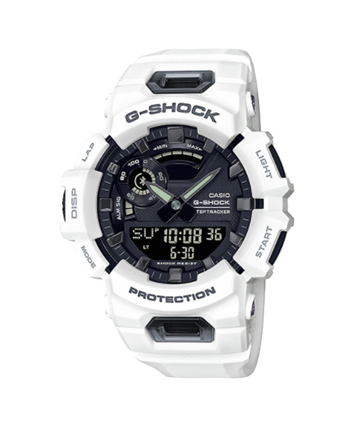 CASIO G-SHOCK นาฬิกาข้อมือ นาฬิกากันน้ำ นาฬิกาของแท้ ประกันศูนย์ CMG 1 ปี รุ่น GBA-900-7A นาฬิกาสีขาว