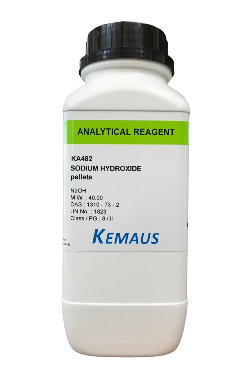 Sodium Hydroxide Pellet, AR 1 Kg. KemAus™