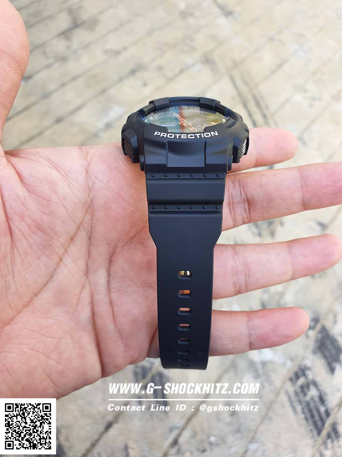 CASIO G-SHOCK นาฬิกาข้อมือ นาฬิกากันน้ำ นาฬิกาของแท้ ประกันศูนย์ CMG 1 ปี รุ่น GMA-S140-1A นาฬิกาสีดำ